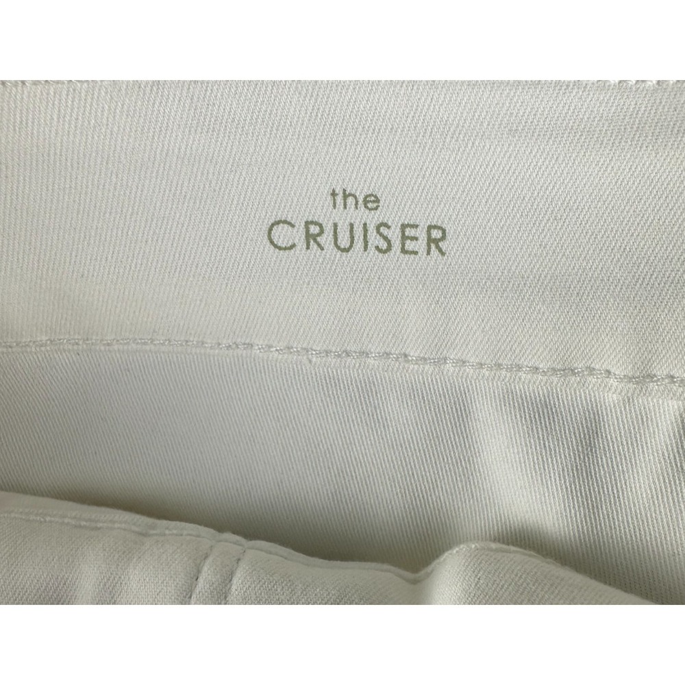 Liverpool Cruiser Jorts Womens 12/31 Waist White Stretch Denim Bermuda High Rise - Picture 5 of 16